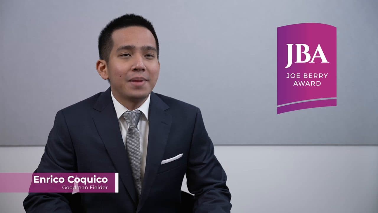 Enrico Coquico in their award interview