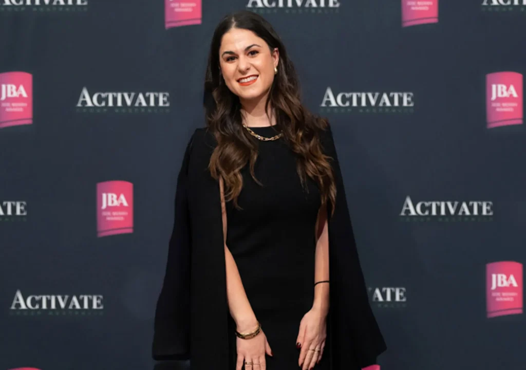 Sofia Kailis in their award interview