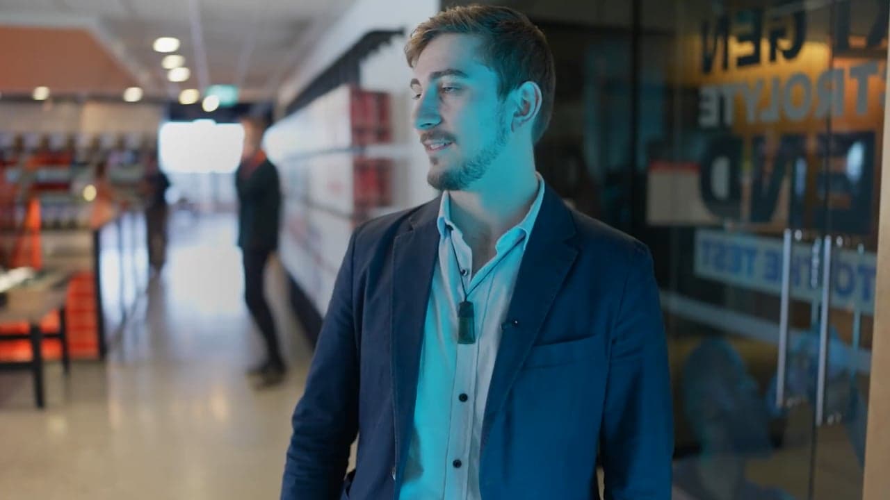 James Gardner in their award interview