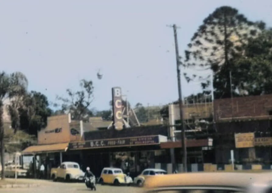 An archival photograph of a Brisbane Cash & Carry grocery store